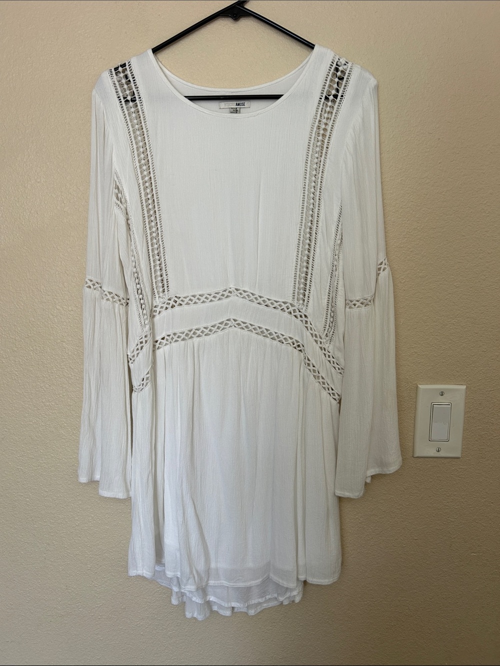 Amuse Society White Boho Dress